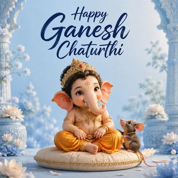 Bal Ganesh and Mushak